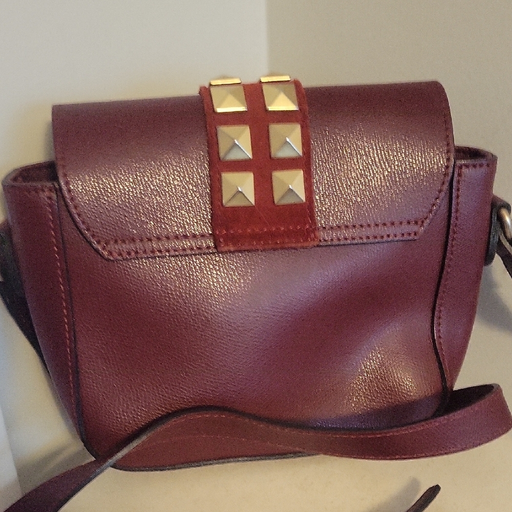 Valentino Yasmine Studded Crossbody Leather Bag - Picture 6 of 9